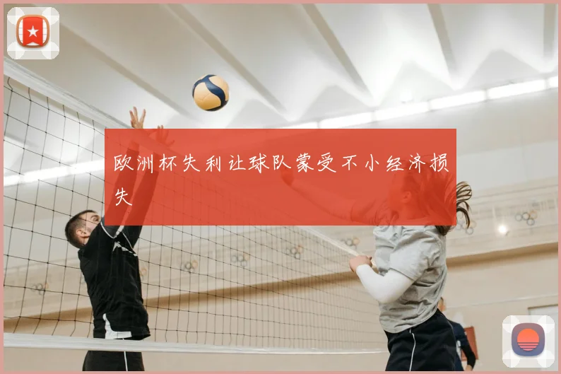 欧洲杯失利让球队蒙受不小经济损失